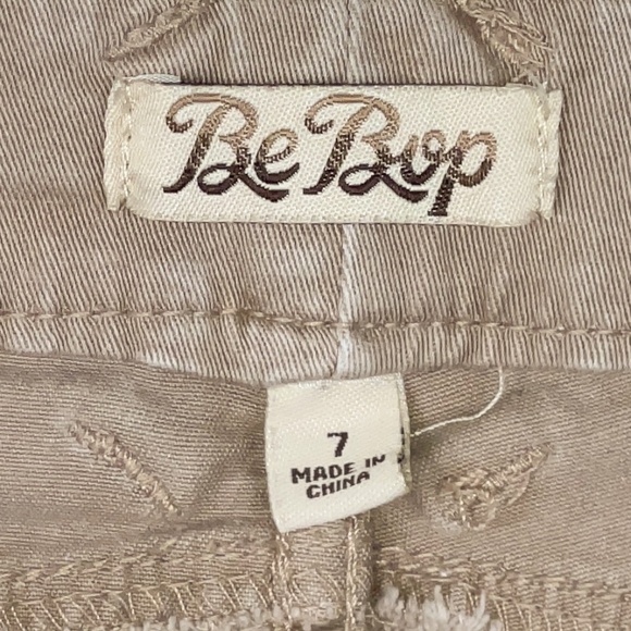 BeBop Tan Jean Shorts with Classic Style - Picture 5 of 7